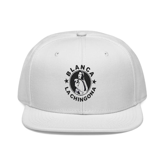 Embroidered Snapback Cap - Blanca La chingonaOG- Trendy Streetwear Hat