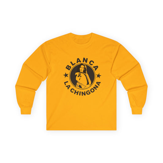 Blanca La Chingona OG Long Sleeve Tee - Stylish Unisex Cotton Shirt