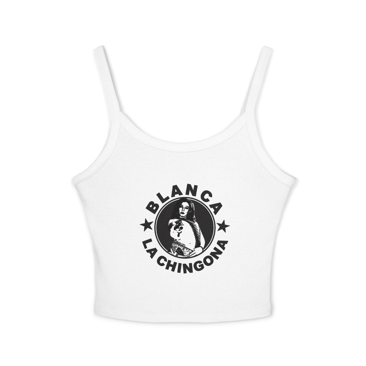 Blanca La Chingona OG Spaghetti Strap Tank Top -  Summer Wear