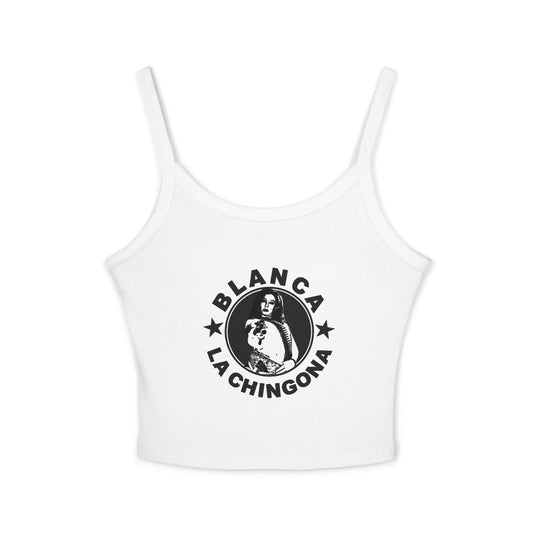 Blanca La Chingona OG Spaghetti Strap Tank Top -  Summer Wear