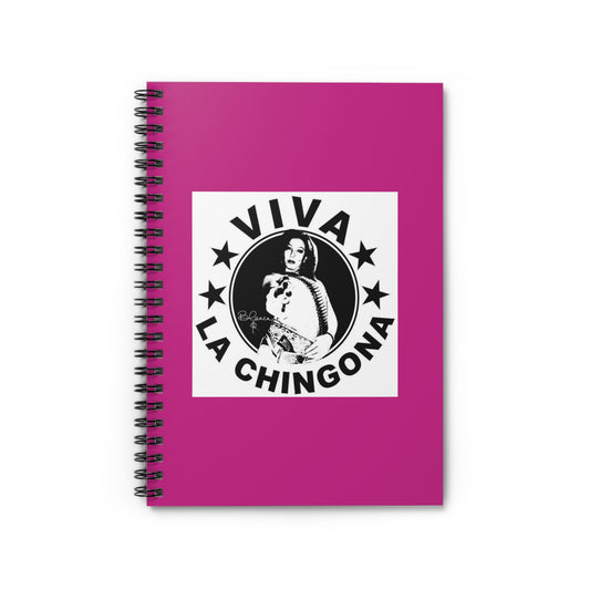 Viva La Chingona Spiral Notebook - Empowering Notepad for Chingonas
