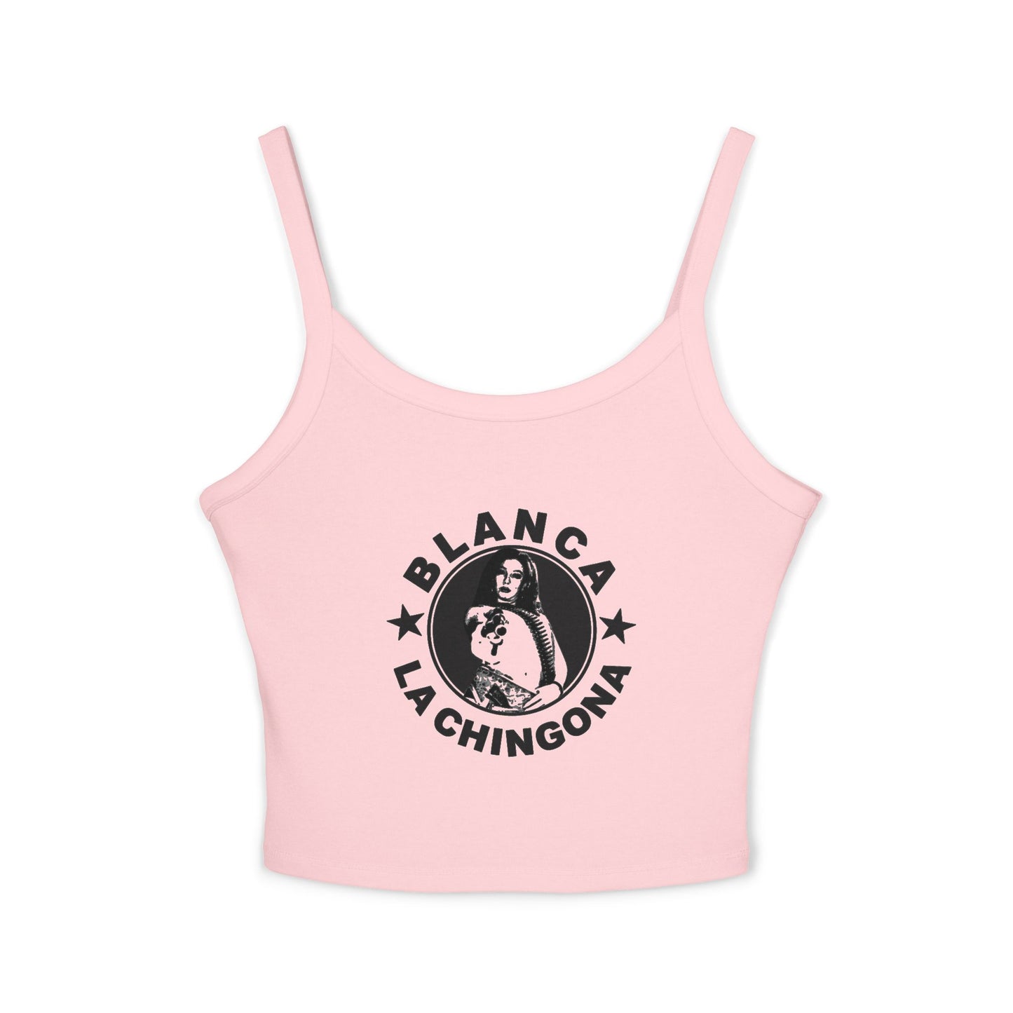 Blanca La Chingona OG Spaghetti Strap Tank Top -  Summer Wear