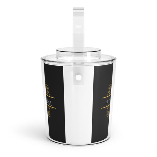 Elegant Ice Bucket Set with Tongs - Perfect for CHINGONA Parties & Celebrations