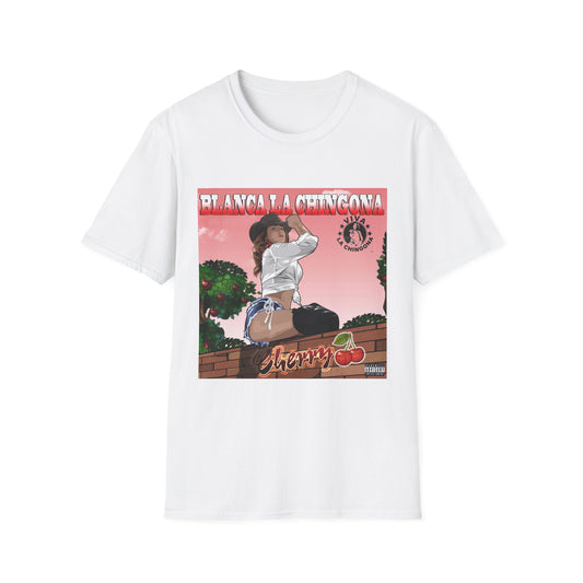 Cherry album cover on a Unisex Softstyle T-Shirt - Celebrate Culture & Empowerment