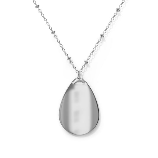 La Chingona Oval Necklace - Empowering Statement Jewelry for Everyday Wear