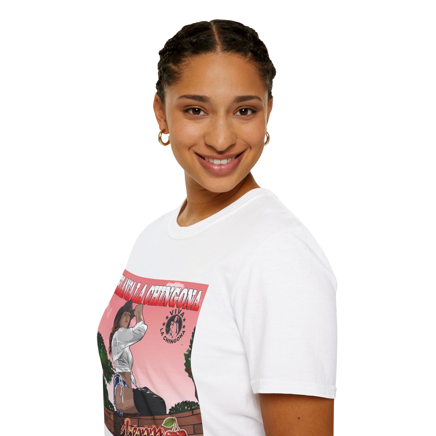 Cherry album cover on a Unisex Softstyle T-Shirt - Celebrate Culture & Empowerment
