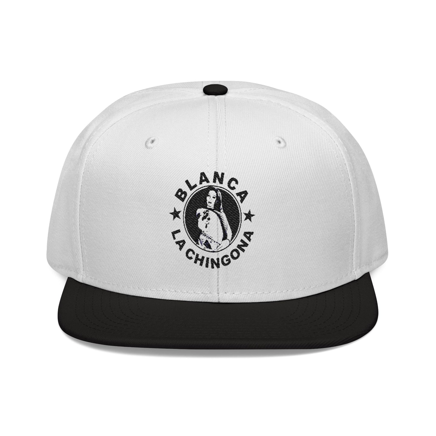 Embroidered Snapback Cap - Blanca La chingonaOG- Trendy Streetwear Hat