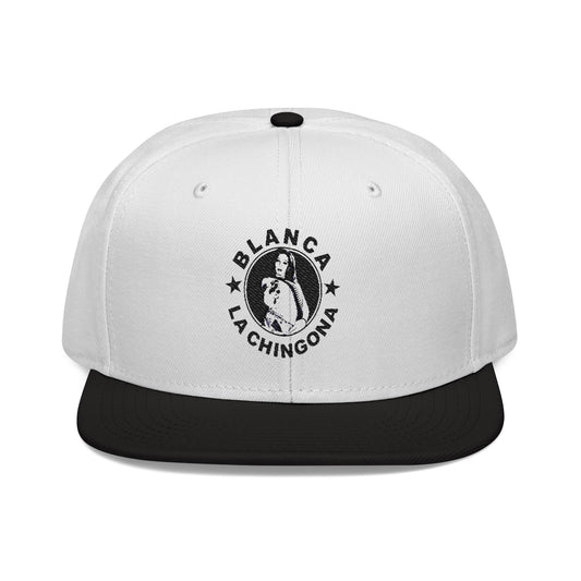 Embroidered Snapback Cap - Blanca La chingonaOG- Trendy Streetwear Hat