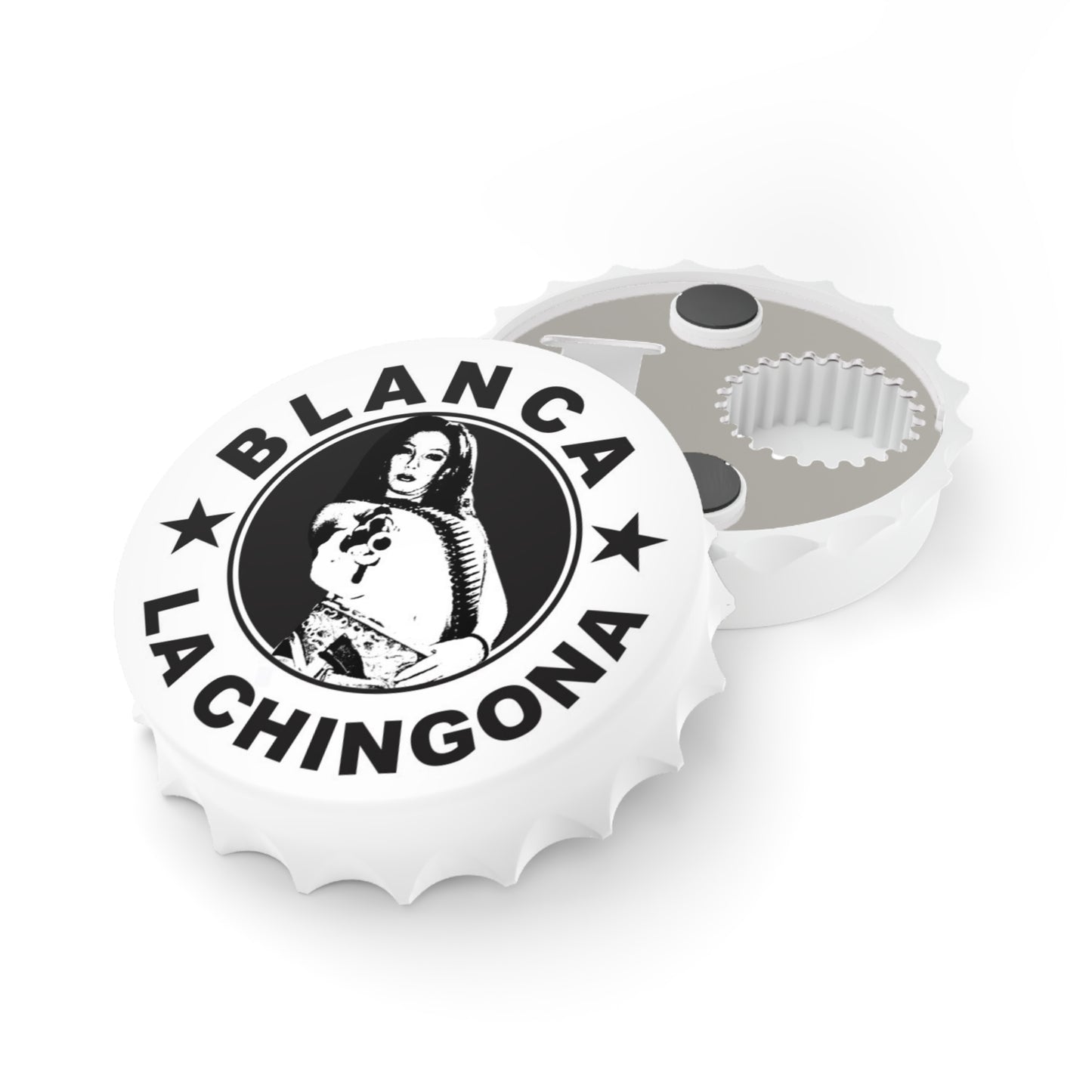 Blanca La Chingona Bottle Opener - Bold & Functional Barware for Celebrations