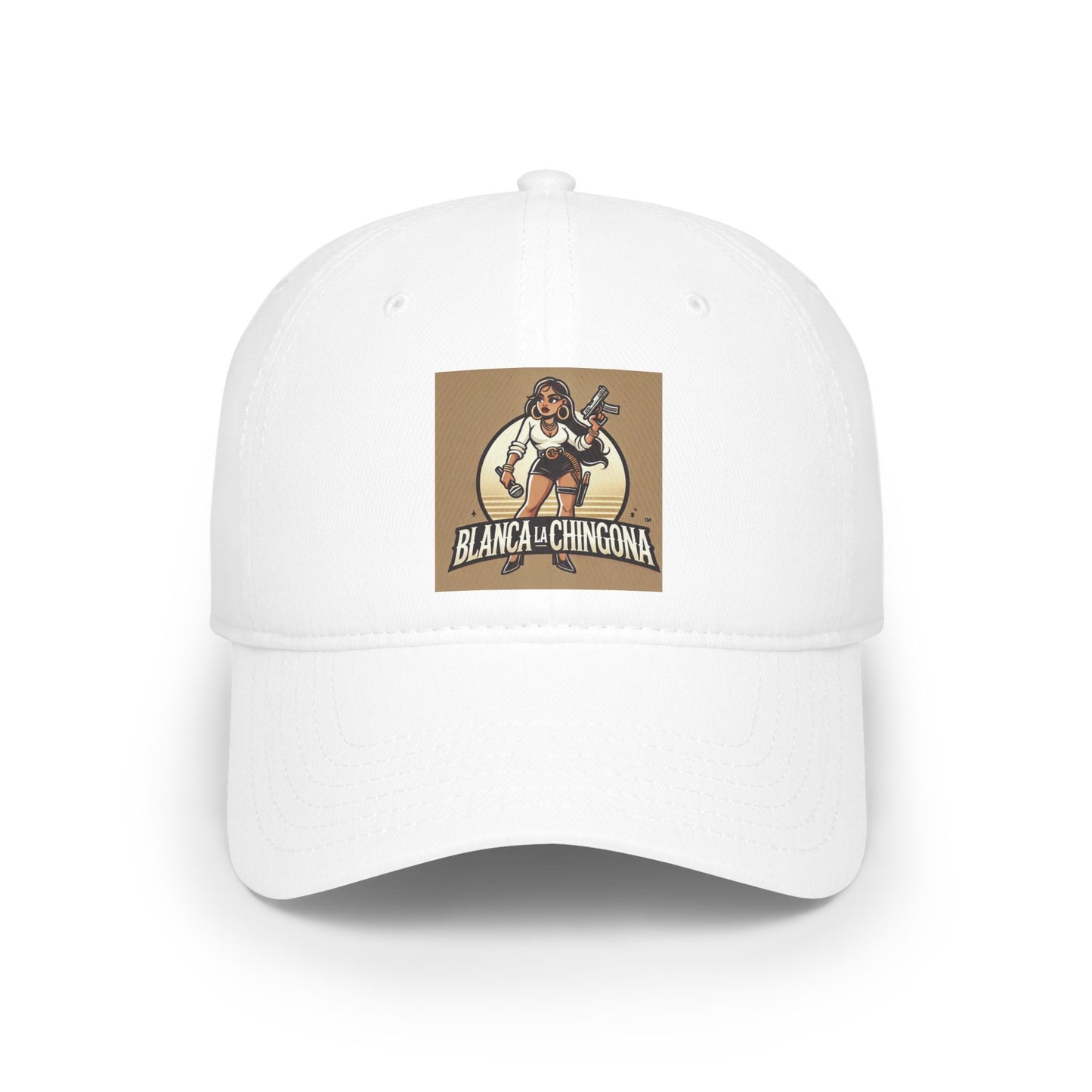 Blanca la Chingona Low Profile Baseball Cap - Fun & Bold Headwear