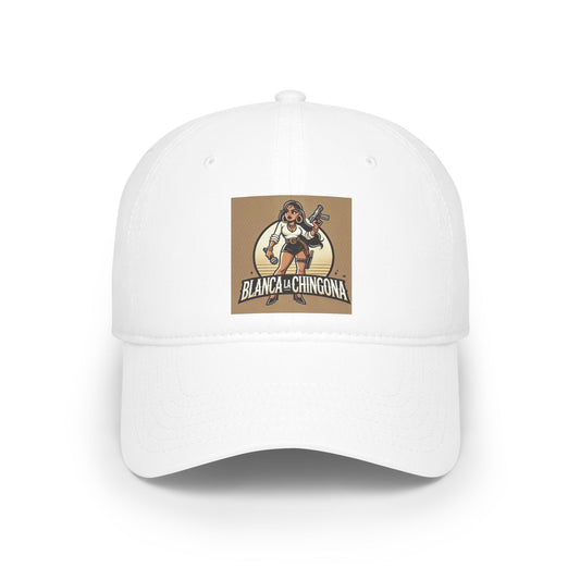 Blanca la Chingona Low Profile Baseball Cap - Fun & Bold Headwear