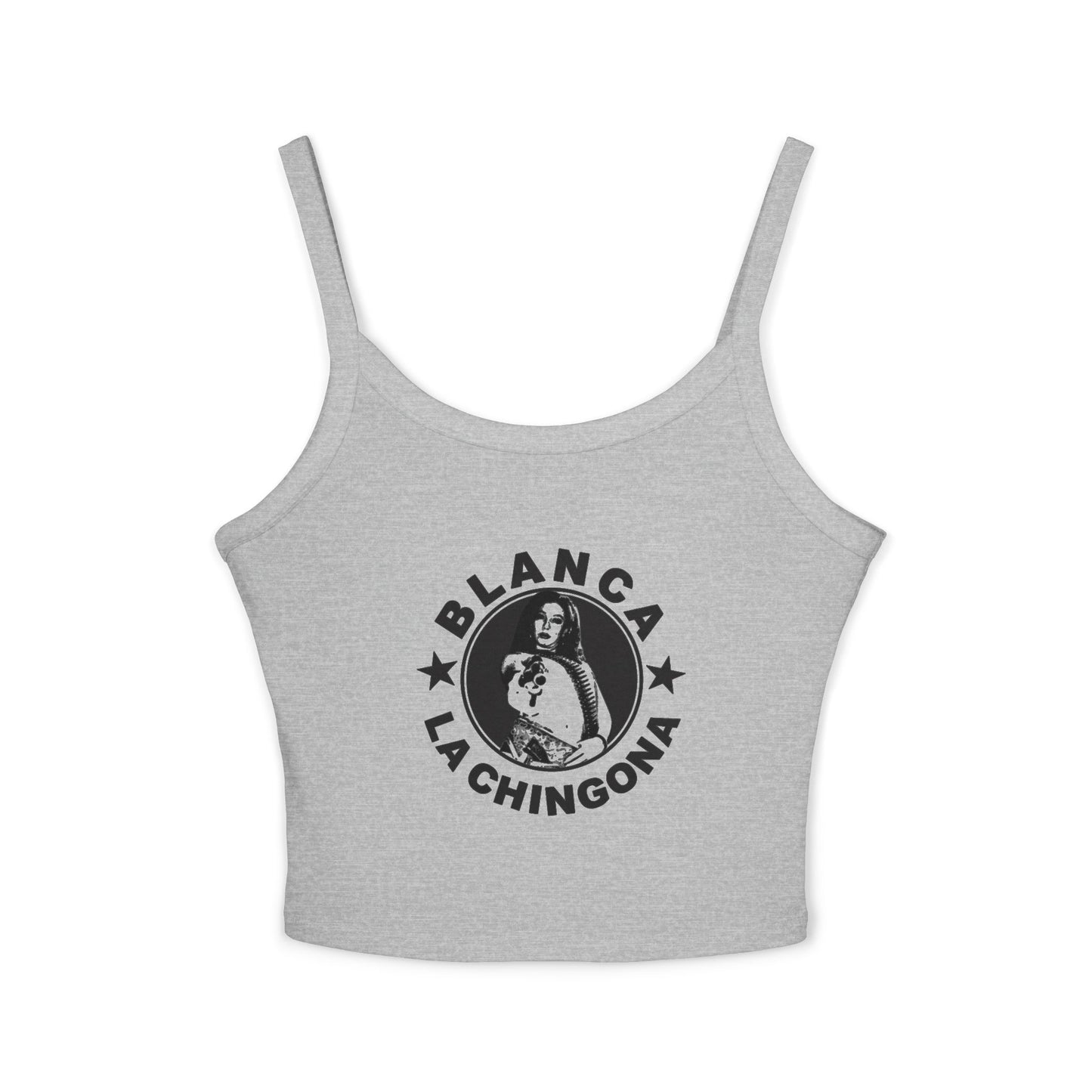 Blanca La Chingona OG Spaghetti Strap Tank Top -  Summer Wear