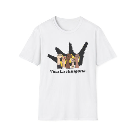Viva La Chingona Unisex Softstyle T-Shirt - Empowering Feminist Graphic Tee
