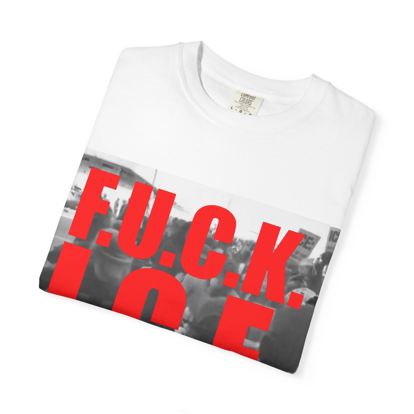 F ICE Bold Statement T-Shirt, Unisex Protest Tee, Streetwear, Graphic Shirt, Casual Wear, Gift for Activists