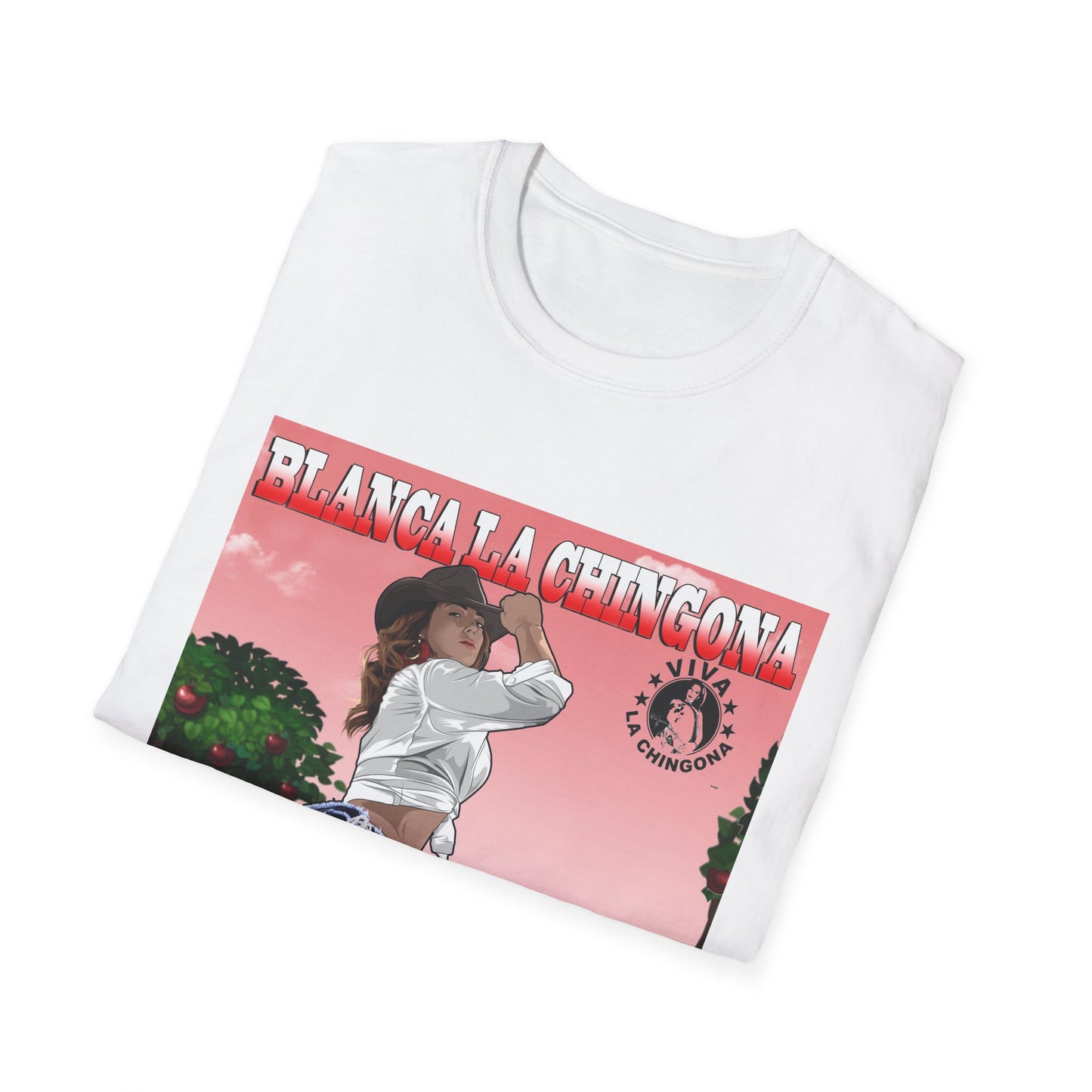 Cherry album cover on a Unisex Softstyle T-Shirt - Celebrate Culture & Empowerment