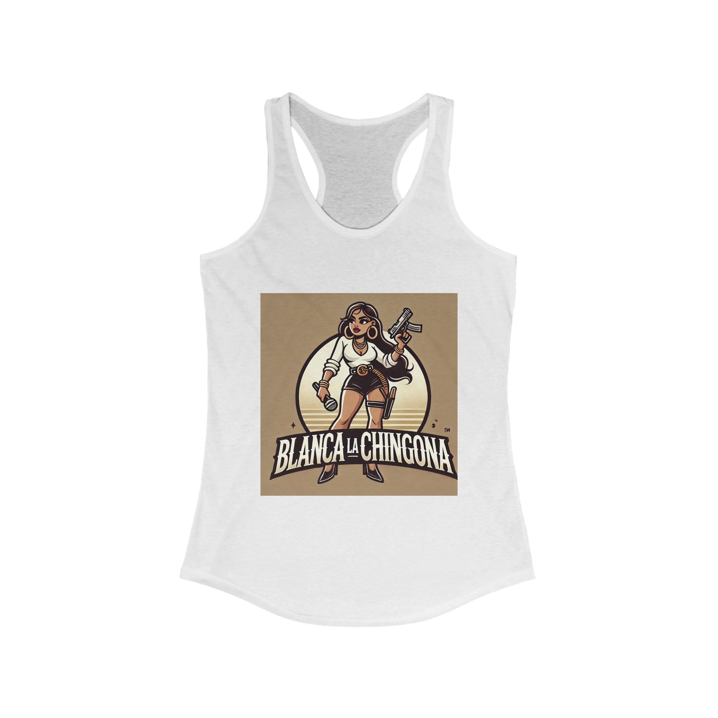 Women's Ideal Racerback Tank Modern Chingona