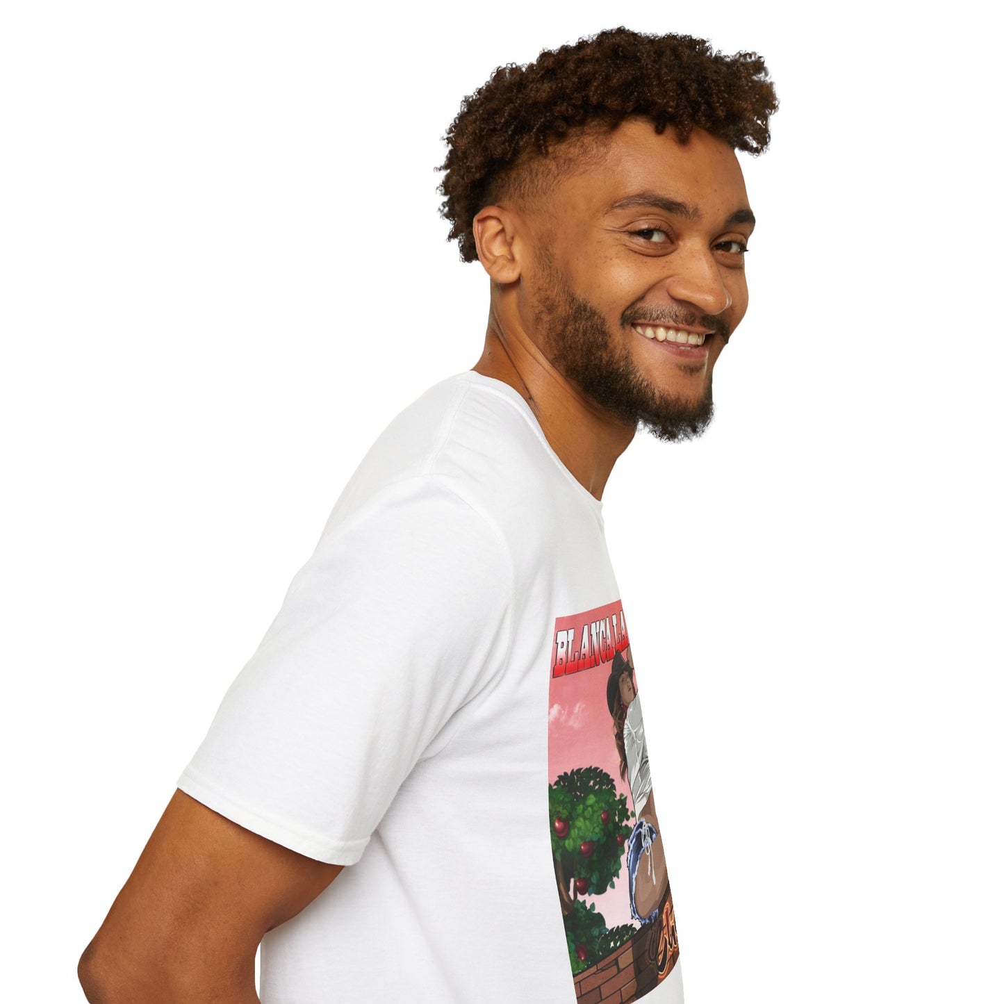 Cherry album cover on a Unisex Softstyle T-Shirt - Celebrate Culture & Empowerment
